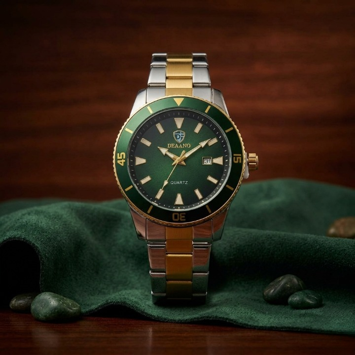 Men's Luxury Gold Quartz Watch