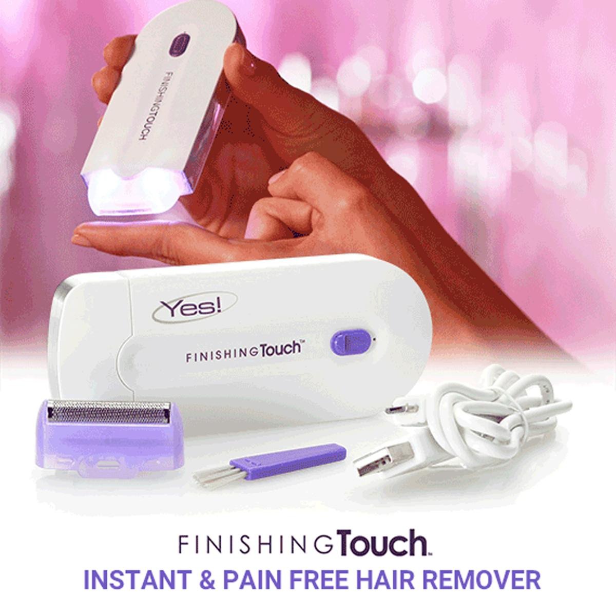 2-in-1 Rechargeable Painless Hair Remover for Women | USB Electric Shaver