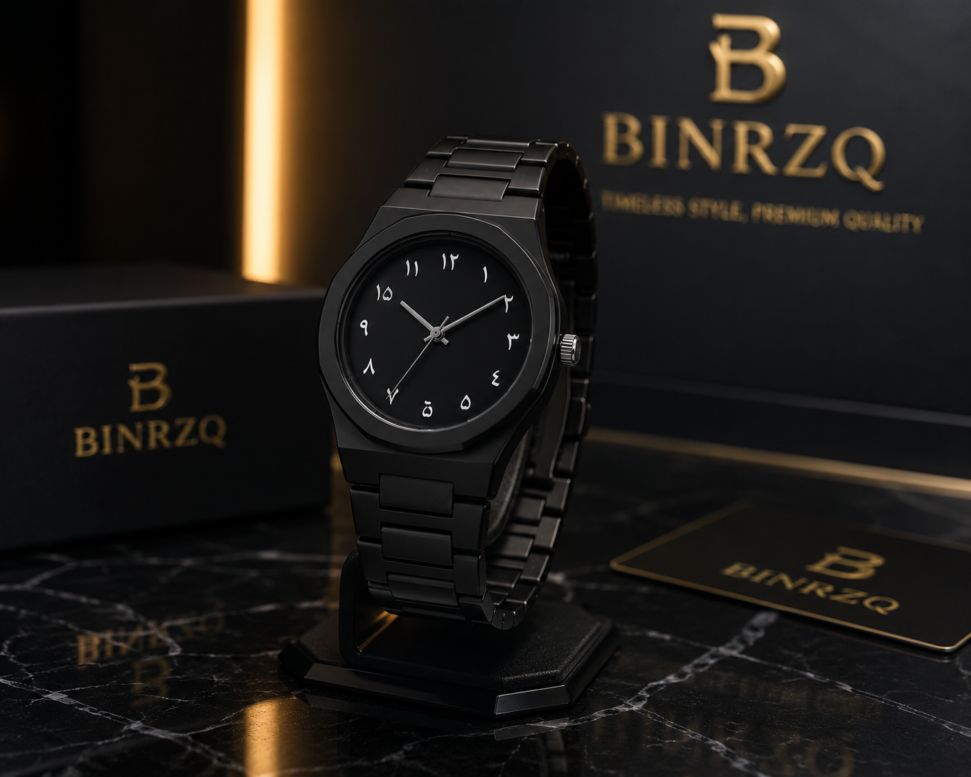 Black Aura Watch – Premium Analog Watch for Men & Women
